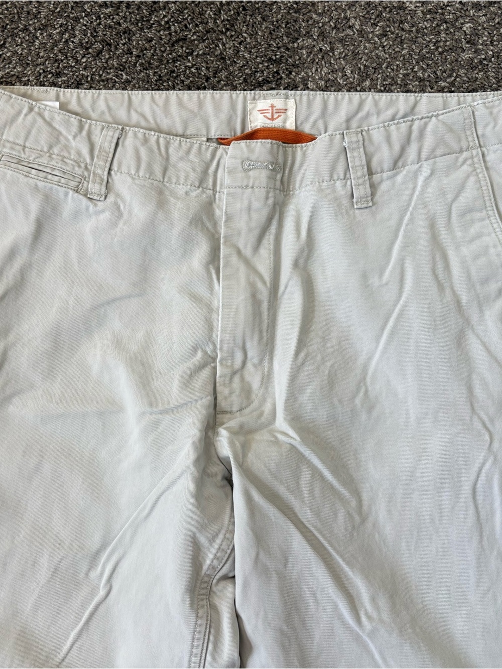Dockers Men's Light Beige Chino Pants - Picture 3 of 9